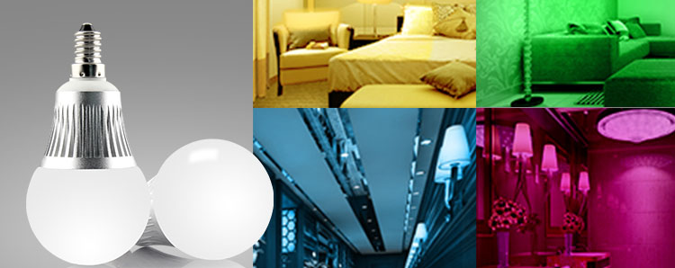 Multicolor LED Bulb Lights